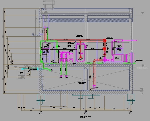 CAD Drawing - Mechanical & Electrical Desain Gambar 2D MEP M.E - 15