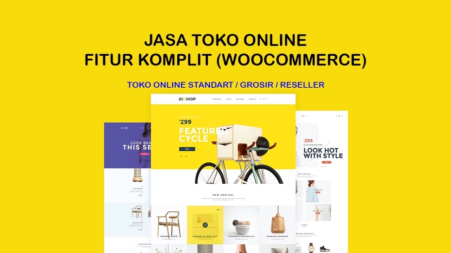 Web Development - Jasa Pembuatan Toko Online Fitur Komplit - 1