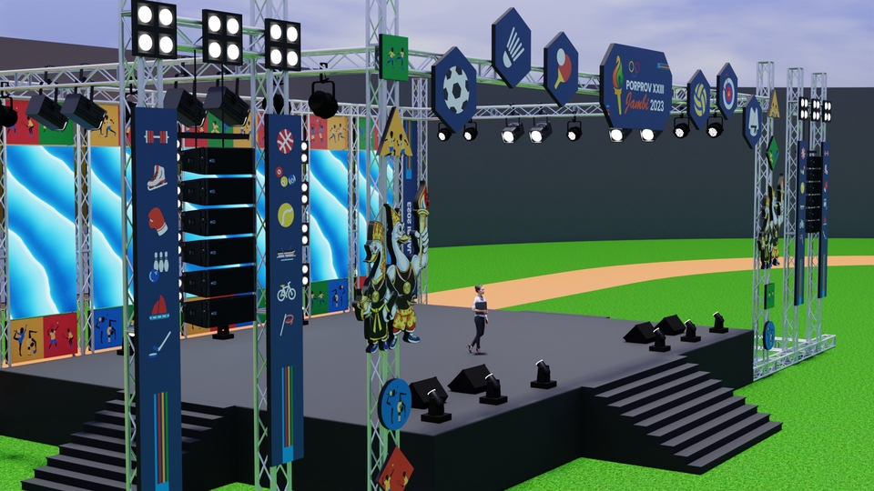 3D & Animasi - Desain Layout Event 3D - 15