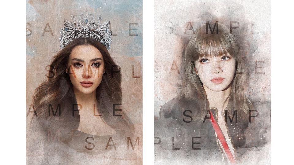 วาดภาพเหมือน Portrait - ภาพเหมือนสีน้ำ สุดสวย งานไว คุยง่าย - 5