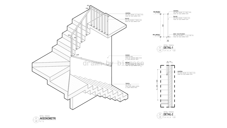 CAD Drawing - Gambar Kerja/DED/Cad Drawing Arsitektural - 14