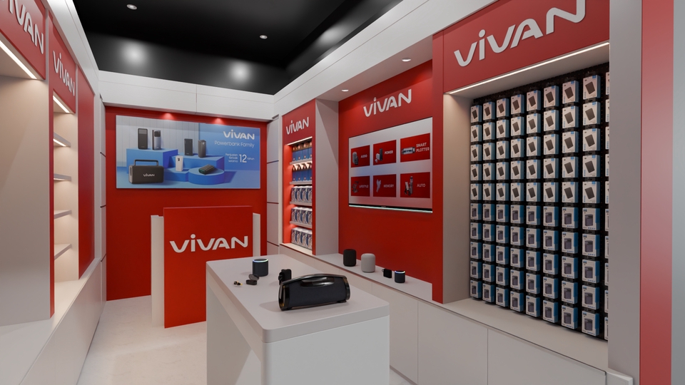 Jasa Desain Interior Toko dan Kantor Minimalis - Vivan - Desain 3D