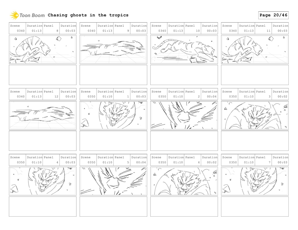 วาด/ออกแบบสตอรี่บอร์ด - รับวาด Storyboard/ Beatboard/ Animation/ Movie - 22