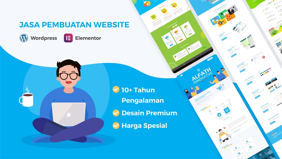 Web Development - Jasa Pembuatan Website/Landing Page WordPress Elementor - 2