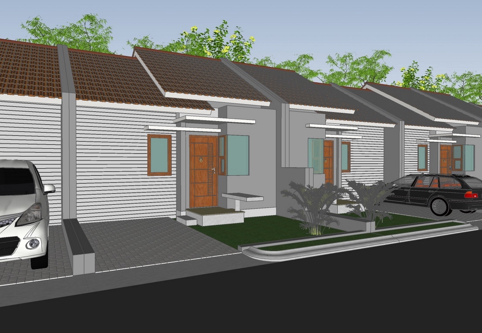 3D & Perspektif - GAMBAR 3D SKETCHUP - 3