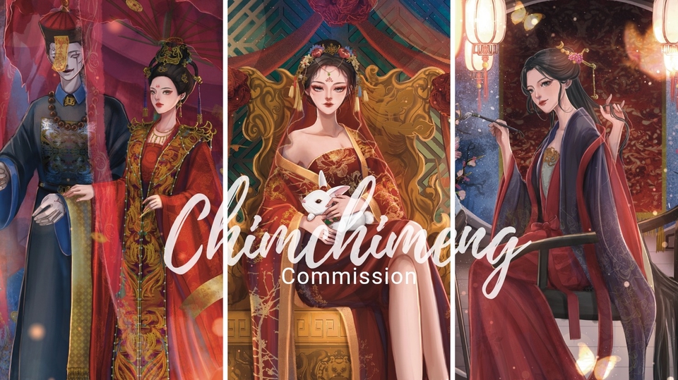 วาดภาพประกอบ - Commission ปกนิยาย แนวจีน(โบราณ,ยุค80-90,แฟนตาซี) ภาพประกอบแนวจีน - 1