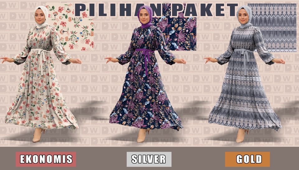 Desain Kaos & Motif - JASA DESAIN TEXTILE PREMIUM UNLIMITED : DASTER,GAMIS,BEDCOVER DLL - 3