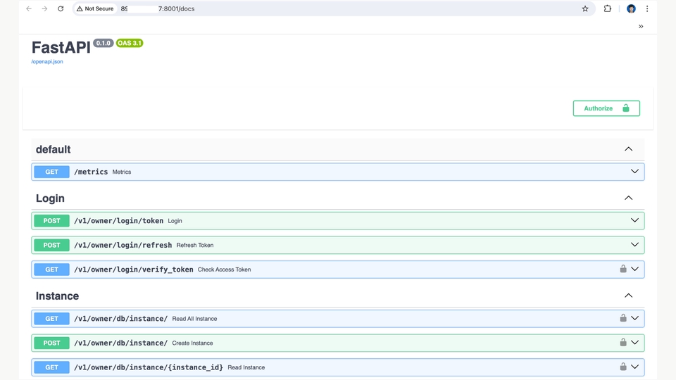 ภาพหน้าจอแสดงตัวอย่าง FastAPI สำหรับบริการประมวลผลภาพและ Machine Learning เขียนโปรแกรมจดจำใบหน้า รับทำระบบ Recommendation