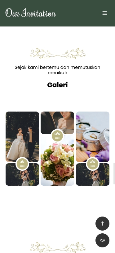 Kartu Ucapan & Video - Desain Undangan Nikah Online - 6