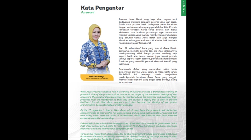 Penulisan Kata Sambutan/ Kata Pengantar / Abstrak dalam Bahasa Inggris