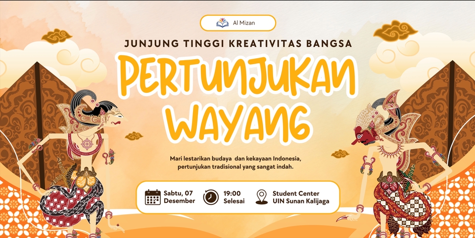 Jasa Desain Spanduk Pertunjukan Wayang, Desain Spanduk Kreatif, Desain Spanduk Unik, Jasa Desain Spanduk Online, Harga Desain Spanduk