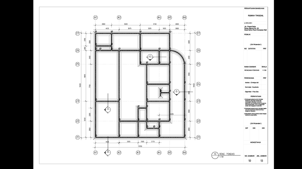 CAD Drawing - Jasa Arsitek Bali - 21