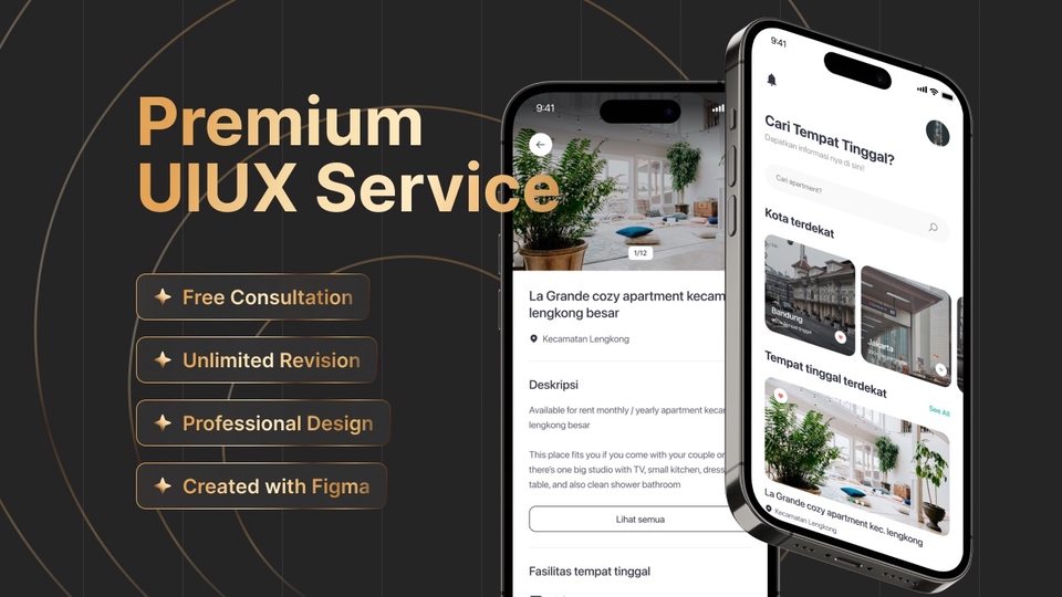 UI & UX Design - Premium UI/UX Design Service - Mengubah Ide Anda Menjadi Design - 1