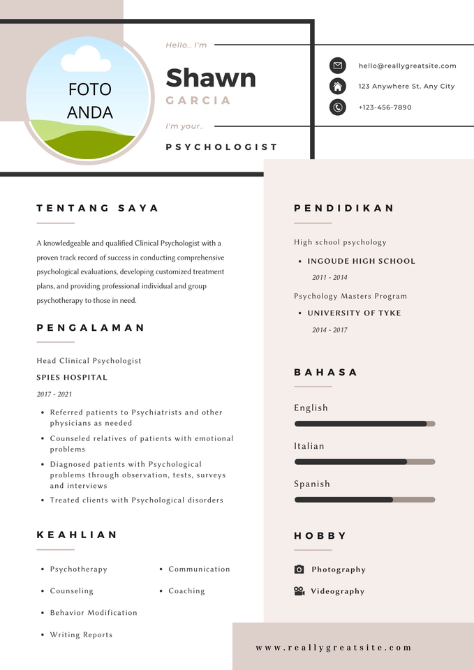 Portfolio & Resume - Jasa Pembuatan CV (Curriculum Vitae) - 2