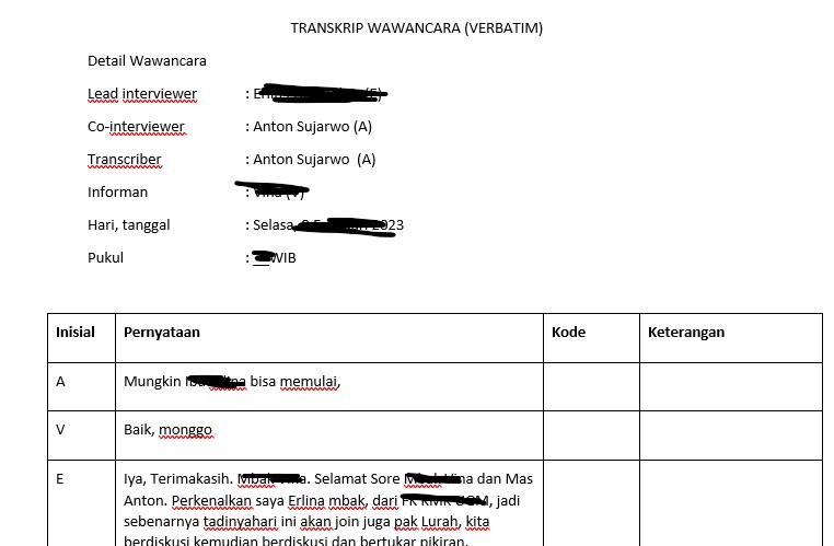 Pengetikan Umum - Jasa Transcriber Audio Verbatim (Bahasa Indonesia) - 2