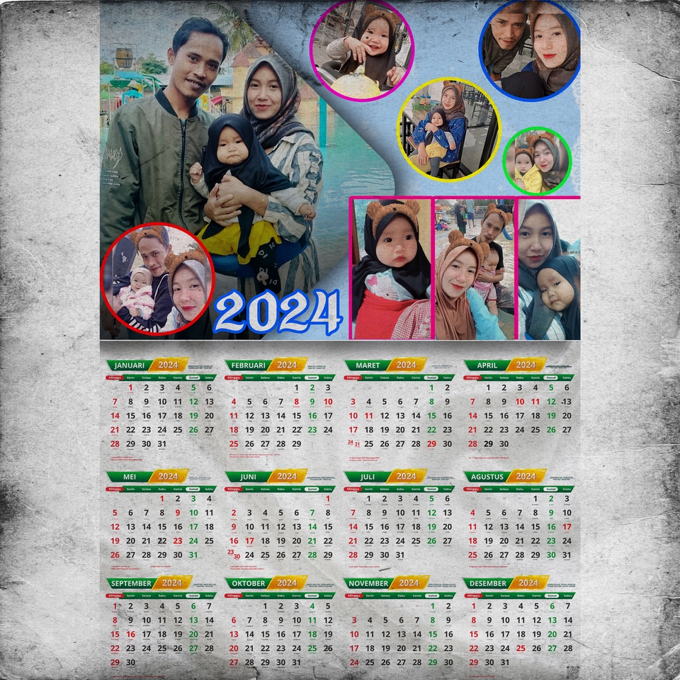 Digital Printing - JASA DESAIN KALENDER MODERN - 3