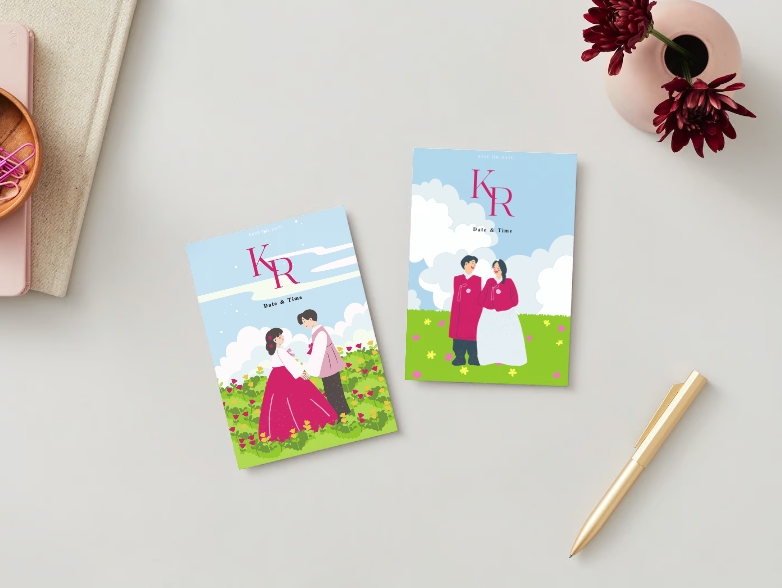 สื่อสิ่งพิมพ์และนามบัตร - รับออกแบบสื่อสิ่งพิมพ์ การ์ดเชิญ การ์ดแต่งงาน - 6