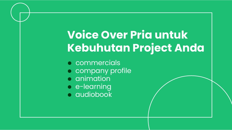 Sulih suara (dubbing, looping) - Voice Over Pria Bahasa Indonesia dan Bahasa Inggris - 3