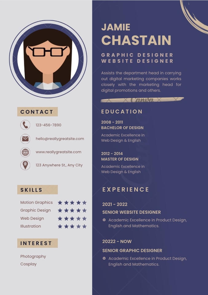 Portfolio & Resume - รับทำ Resume/ CV ราคากันเอง ได้งานไว - 4