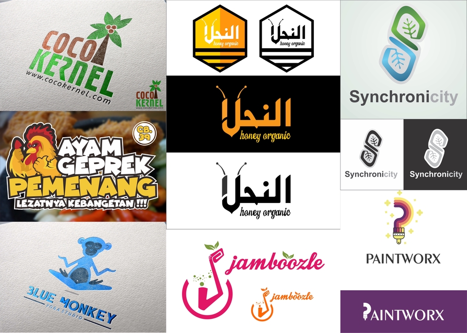 Jasa desain logo profesional, pembuatan logo perusahaan, logo online shop, logo esport, logo komunitas, dan berbagai desain logo lainnya.
