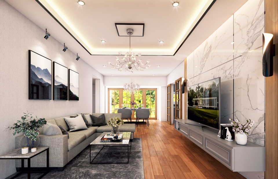 เขียนแบบวิศวกรรมและออกแบบโครงสร้าง - 3D Perspective ภายในและภายนอก บ้าน ร้านอาหาร คอนโด สปา - 30