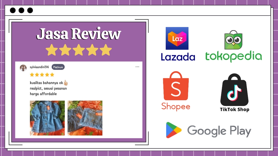 Memberi Review - Review Bintang 5 || Shopee, Lazada, Tokopedia, Play Store dan Olshop lainnya - 3