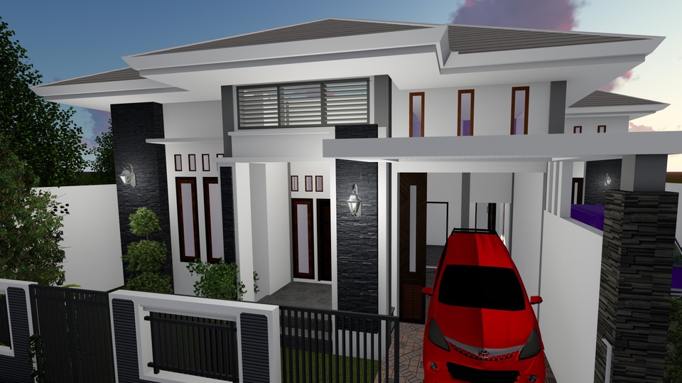 CAD Drawing - Jasa Gambar Rumah 2D dan 3D. - 2
