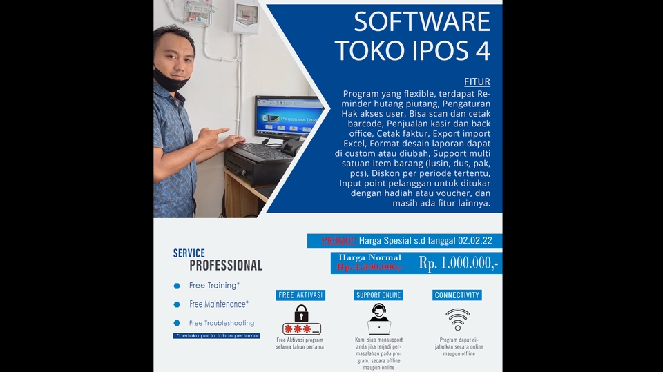 Aplikasi Desktop - Program Toko Ipos Skala Minimart - 1