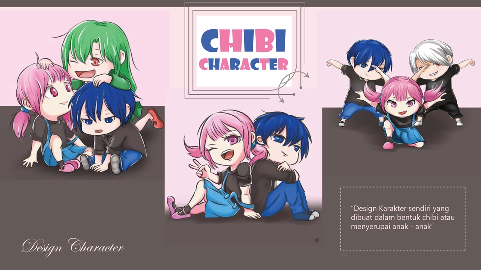 Desain Karakter - Chibi karakter - 1