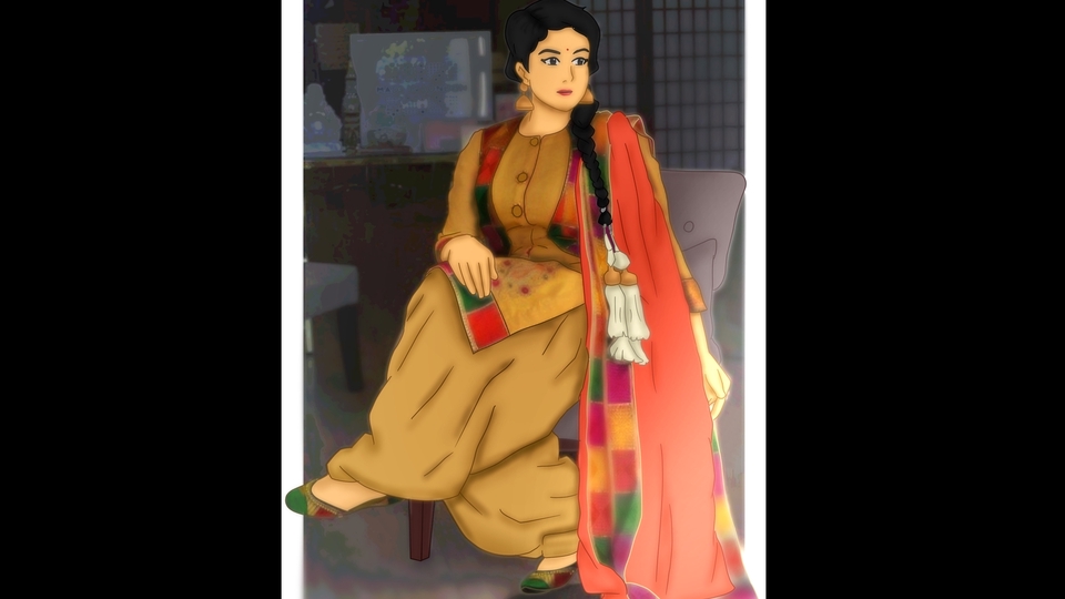 Gambar dan Ilustrasi - Gambar Ilustrasi Wajah, Desain Foto Menjadi Kartun - 5