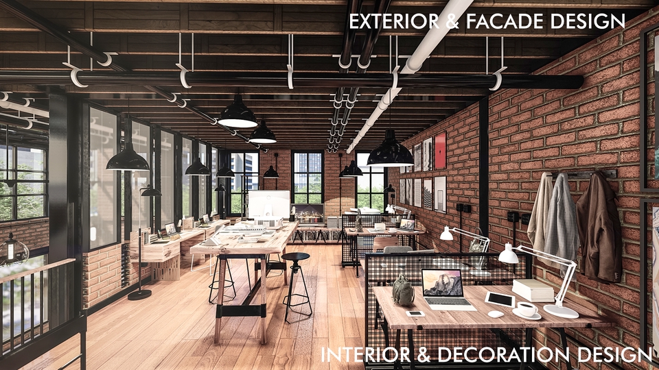 ออกแบบตกแต่งภายในและภายนอก - รับออกแบบงานภายนอก และงานภายใน (Exterior Facade Design & Interior Decoration Design) - 5