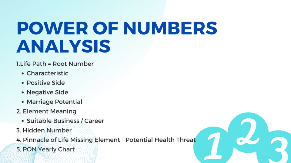 Analisis Power of Numbers untuk meningkatkan self improvement dan pengembangan diri.
