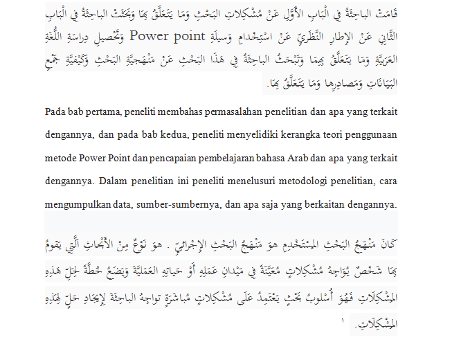 Penerjemahan - Terjemah Arab-Indo - 7