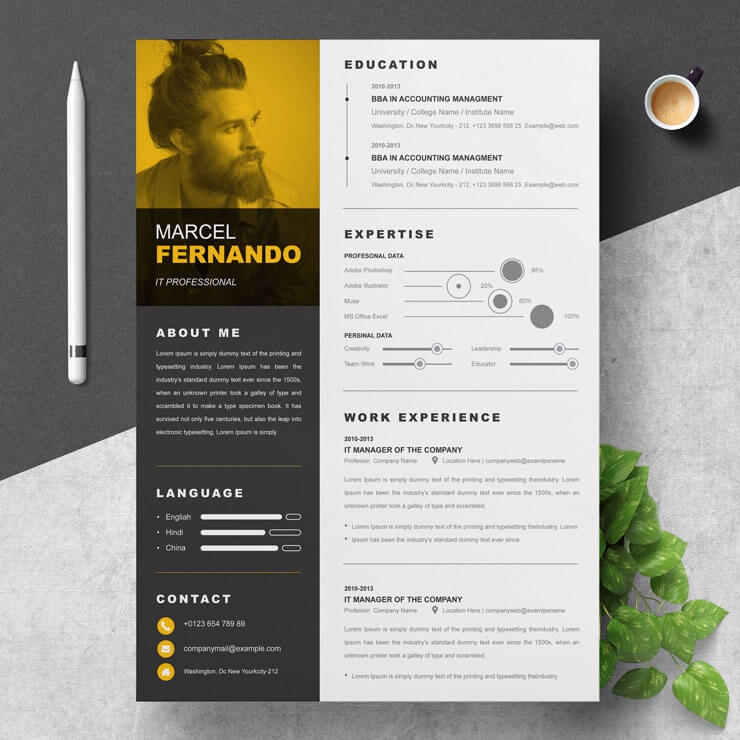 Portfolio & Resume - ออกแบบ portfolio และ resume เหมาะสำหรับนักศึกษา-นักเรียน-จบใหม่-หางานทำ - 3