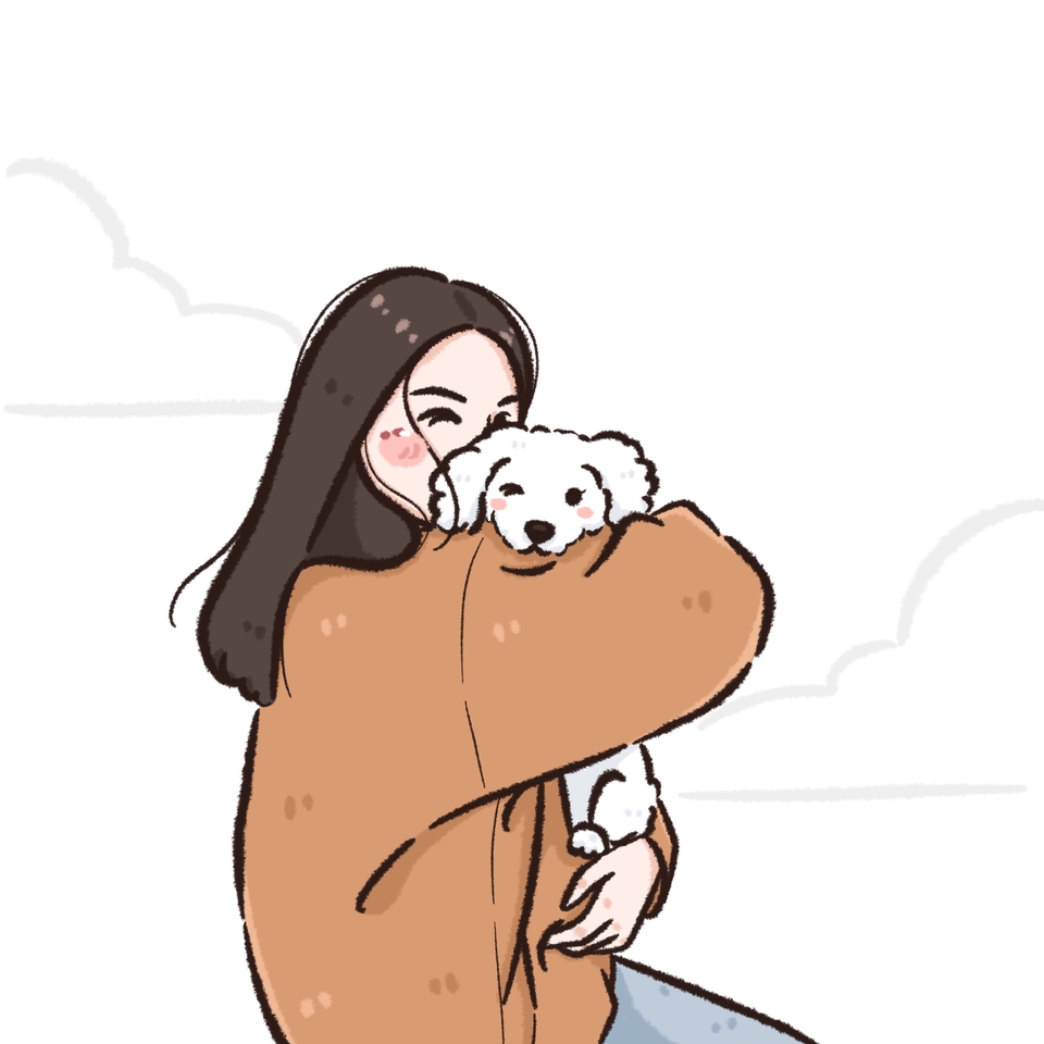 วาดภาพเหมือน Portrait - รับวาด portrait ลายเส้นมินิมอล - 6