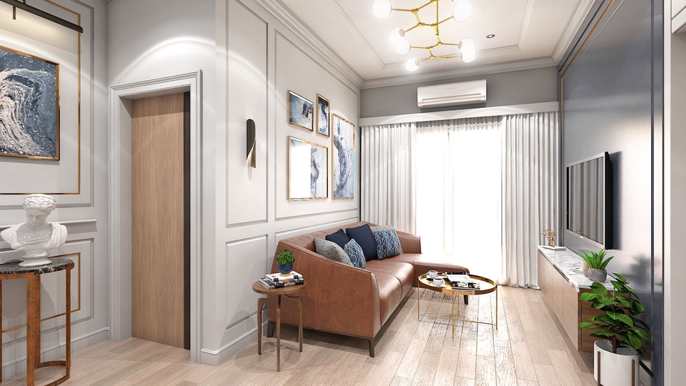 3D Perspective - รับออกแบบและเขียนแบบ 3D Perspective Interior & Built-in / Architect - 5