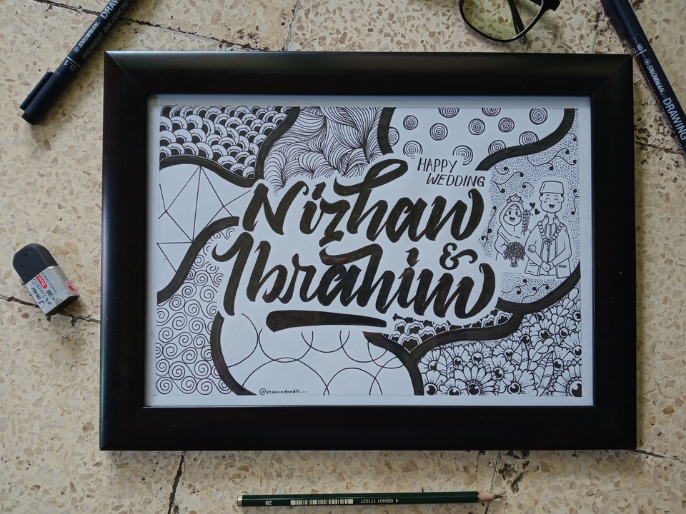 Gambar dan Ilustrasi - Etalase Doodle ; Desain Gambar Doodle Art & Hand Lettering - 4