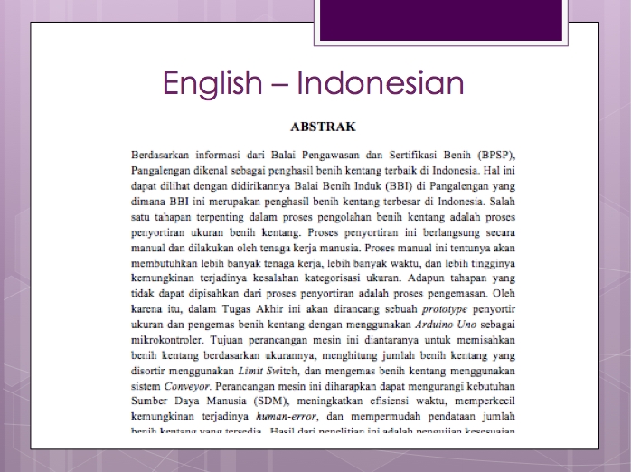 Penerjemahan - Penerjemah Indo-English / English-Indo - 2