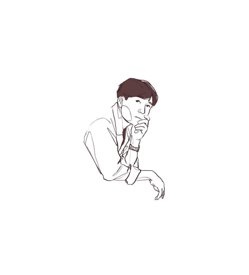 Art & Craft - วาดภาพเหมือน สไตล์ลายเส้นDigital Painting - 10