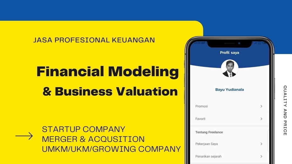 Jasa Konsultan Bisnis untuk Startup dan UKM - Financial Modeling & Business Valuation