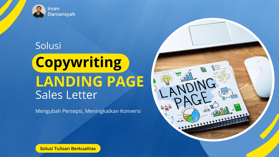 Penulisan Konten - Konversi Meningkat Berkali-kali Lipat dengan Copywriting Landing Page Sales Letter - 1