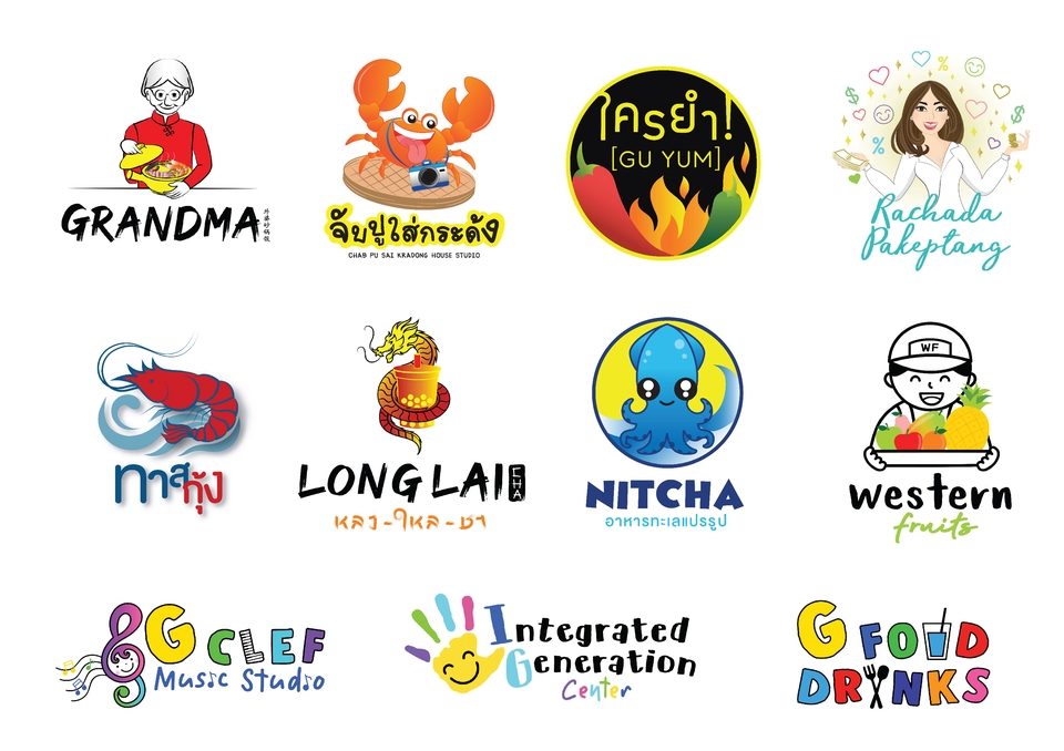 Logo - ออกแบบโลโก้ในสไตล์ที่คุณต้องการ - 30