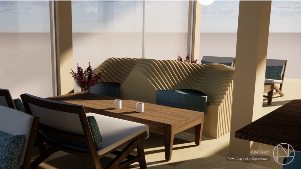 3D Perspective - ภาพผลงานออกแบบตกแต่งภายในและภายนอก 3d perspective photo/video walkthrough/panorama  - 12