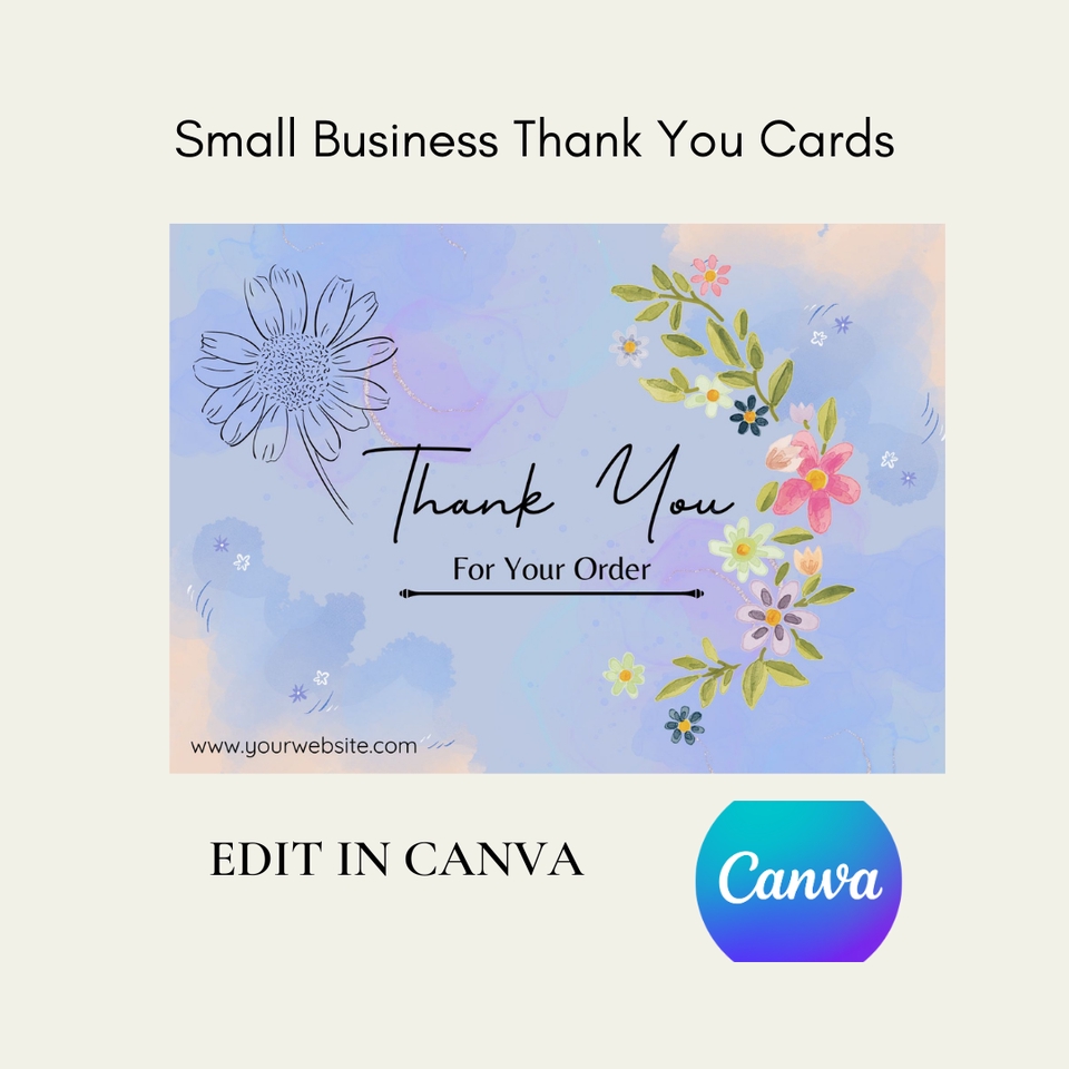 Digital Printing - Small Business desain Thank You Card, Birthday Card, dan Hang Tag - 8