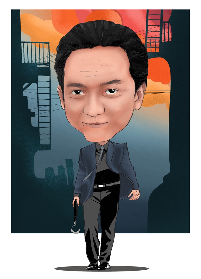 Gambar Potret - KARIKATUR DIGITAL, Sesuai Keinginan Buyer, Hi-Quality. - 3