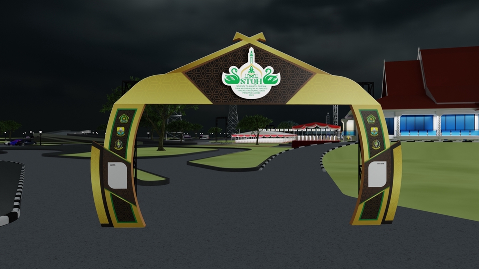 3D & Animasi - Desain Layout Event 3D - 6