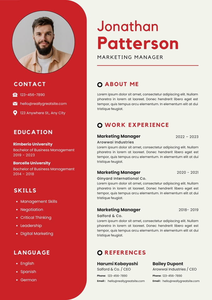 รับทำ resume ออกแบบโปรไฟล์บริษัท ภาษาอังกฤษ สวยงามทันสมัย พร้อมพอร์ตโฟลิโอ