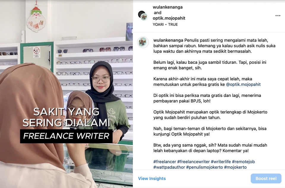 Selebgram/ Socmed - Jasa Promosi Produk dan Jasa di Sosial Media - 3