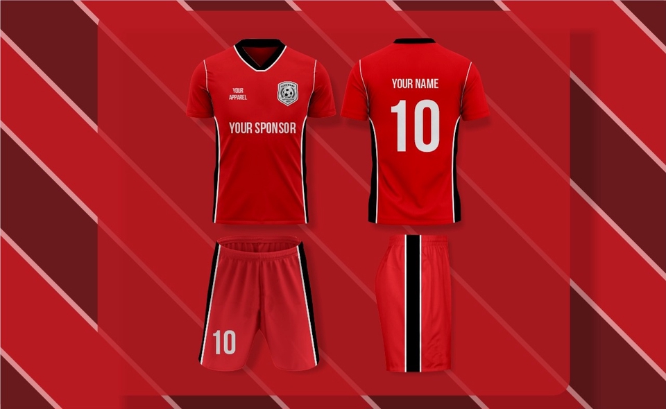 Desain Kaos & Motif - Desain Jersey Sepak Bola dan Futsal - 6