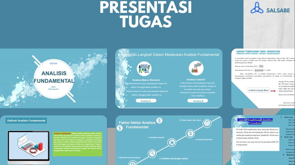 Jasa desain presentasi powerpoint profesional dan menarik, dengan harga terjangkau dan hasil berkualitas untuk tugas dan keperluan presentasi.